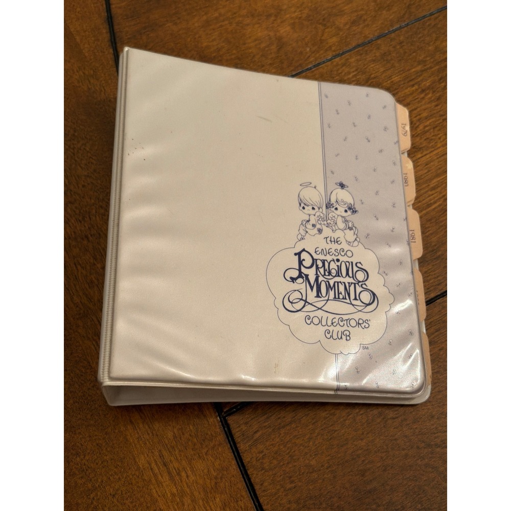 Vintage 1988 Enesco Precious Moments Collectors Club Gift Registry Binder